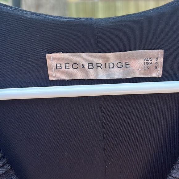 ▶️ Bec & Bridge ◀️ Saks Exclusive Little Black Dress - Picture 7 of 15